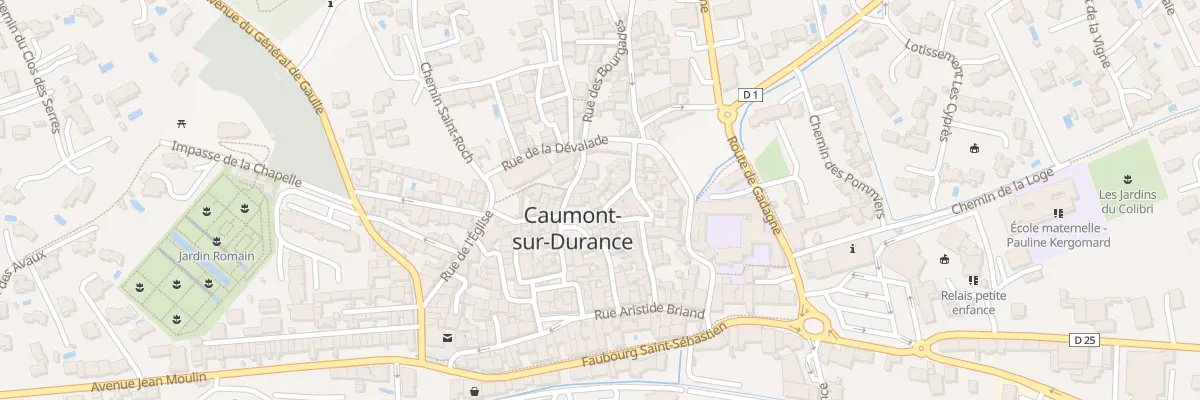 Plan du 2 Rue Paradis à Caumont-sur-Durance