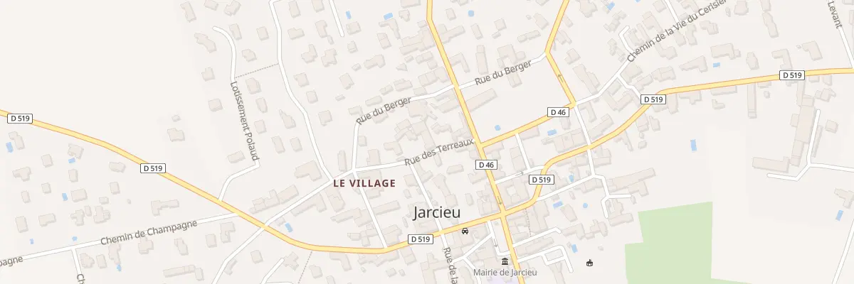 Plan du 213 Rue des Terreaux à Jarcieu