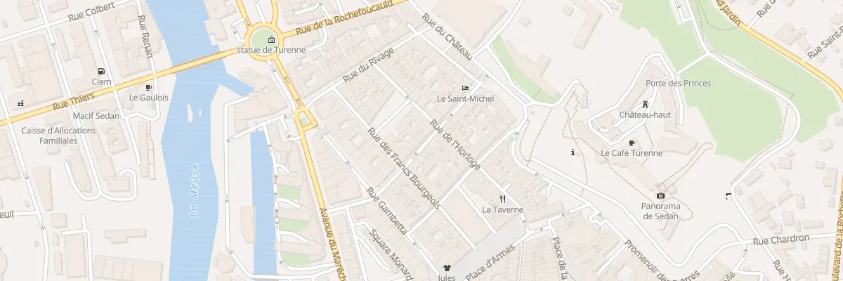 Plan du 13 Rue Saint-Michel à Sedan
