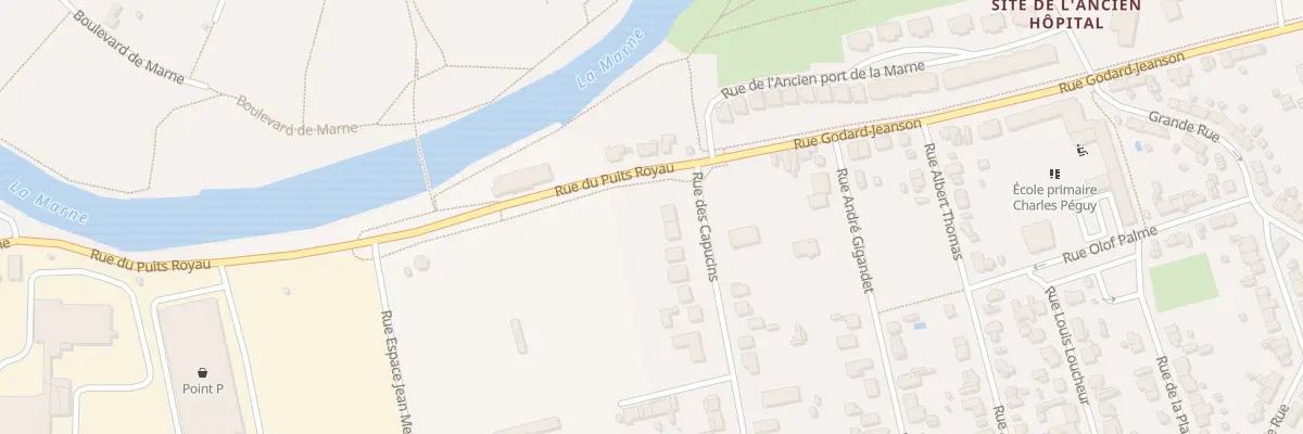Plan du 93 Rue des Capucins à Saint-Dizier