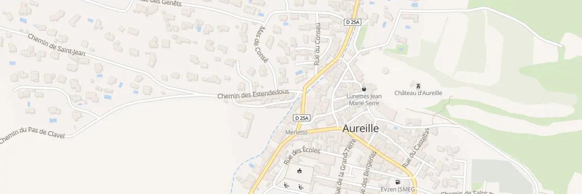 Plan du 5033 Rue du Bâtiment à Aureille