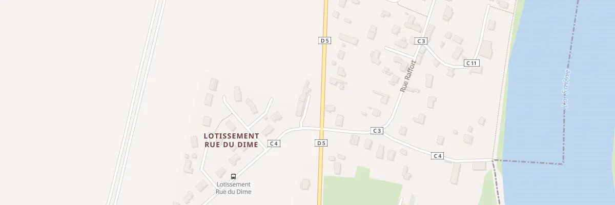 Plan du 41 Rte d’Allerey à Gergy