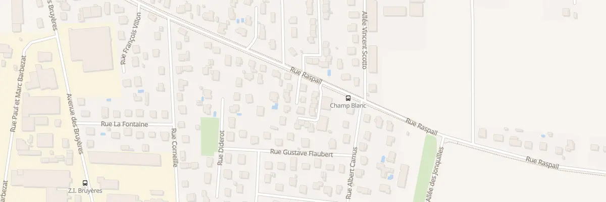 Plan du 50B Rue Raspail à Décines-Charpieu