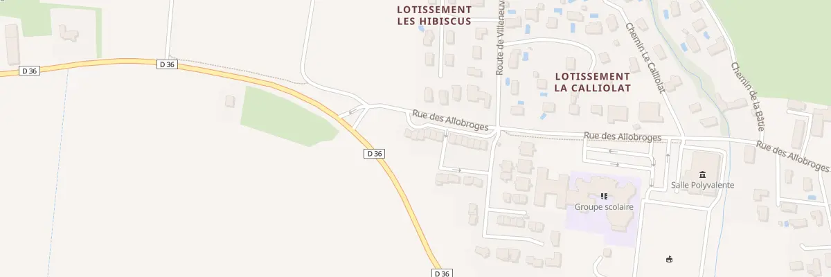 Plan du 111 Rue des Allobroges à Luzinay