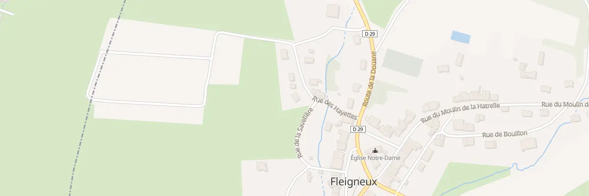 Plan du 1 Rue des Hayettes à Fleigneux