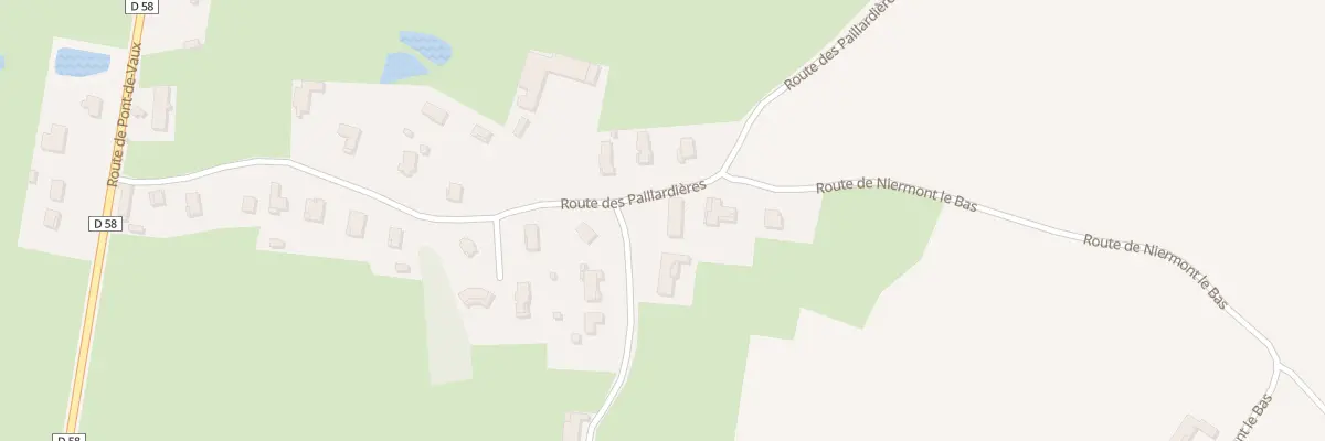 Plan du 440 Rte des Paillardieres à Bâgé-Dommartin