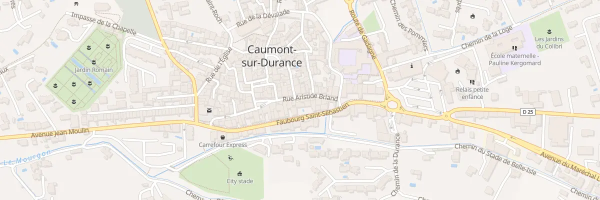 Plan du 39 Rue Aristide Briand à Caumont-sur-Durance