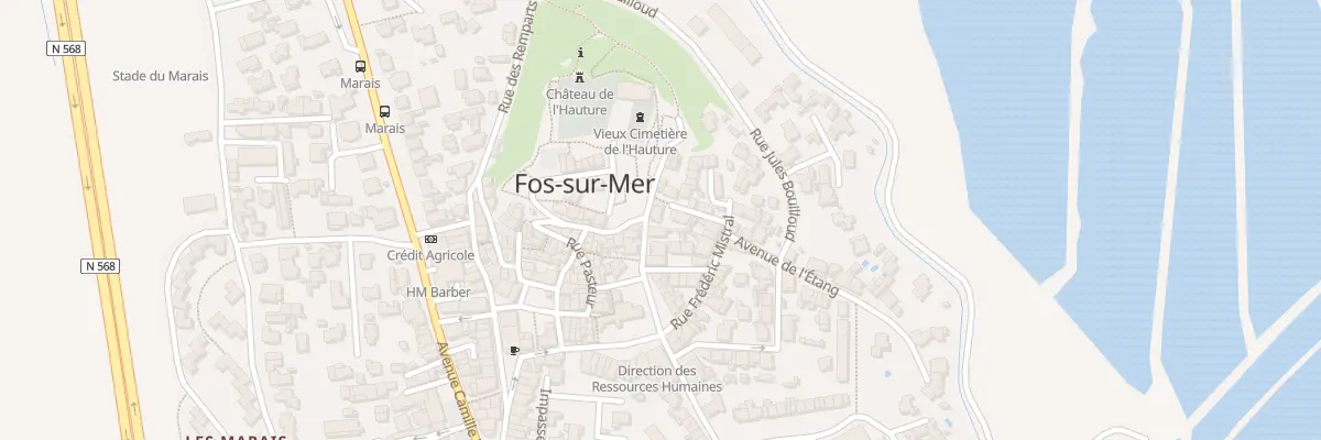 Plan du 8 Vc des Porcelets à Fos-sur-Mer