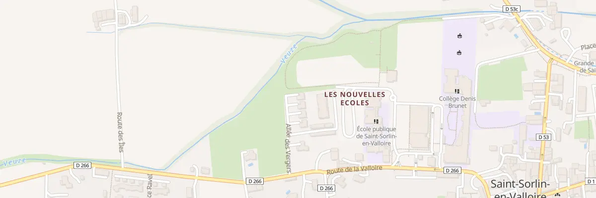 Plan du 134 All des Vergers à Saint-Sorlin-en-Valloire