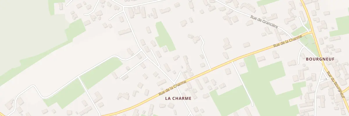 Plan du 43 Rue de Grancière à Ouroux-sur-Saône