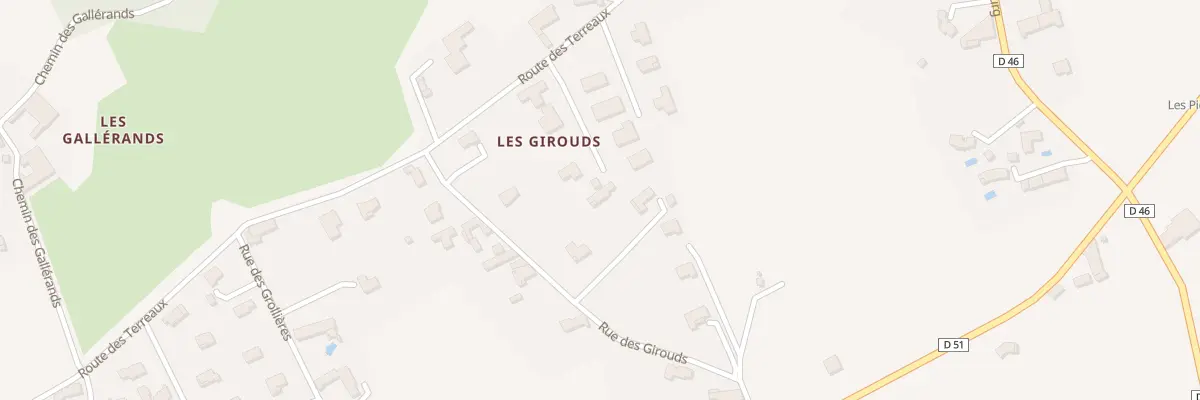 Plan du 425 Rte des Terreaux à Bellegarde-Poussieu