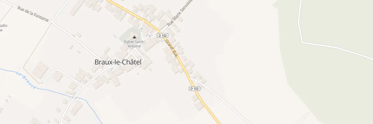 Plan du 8 Rue Grand Rue à Braux-le-Châtel