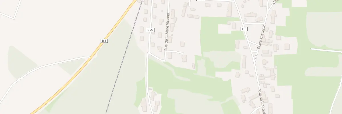 Plan du 11 Rue de la Mare Vincent à Gergy