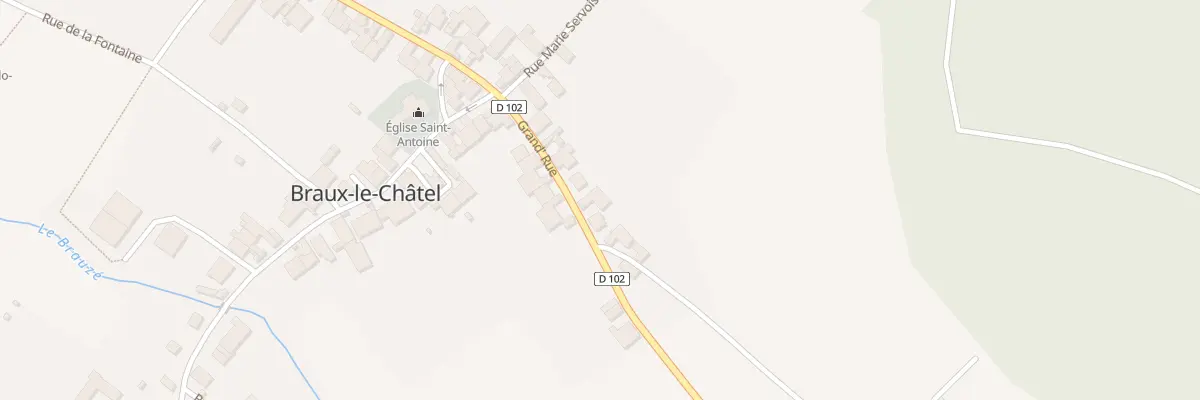 Plan du 6 Rue Grand Rue à Braux-le-Châtel