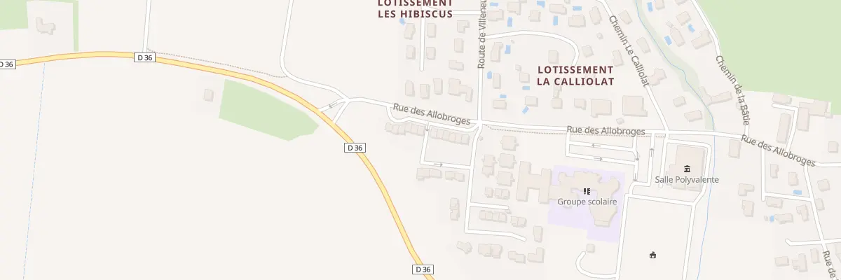 Plan du 79 Rue des Allobroges à Luzinay