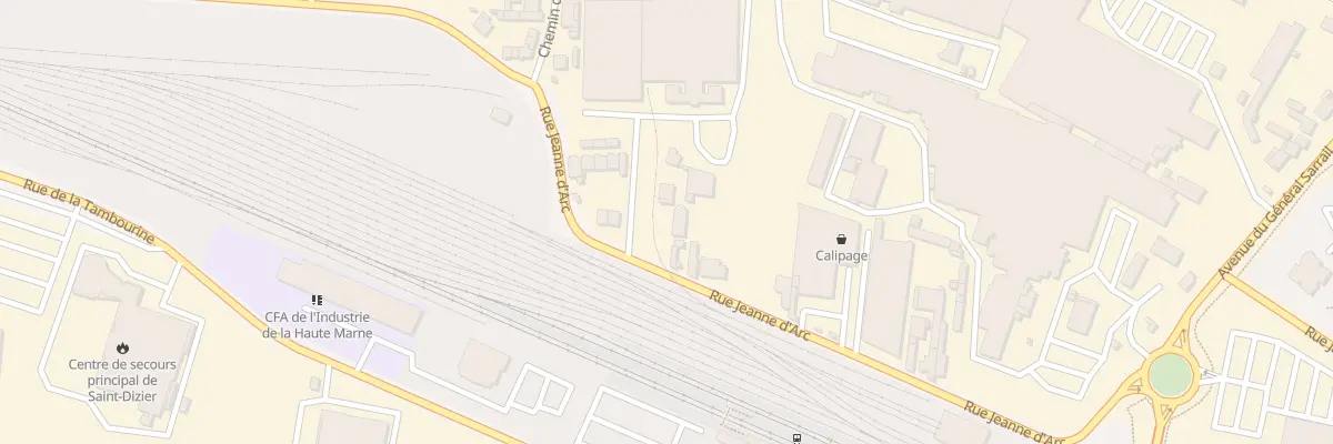 Plan du 23 Rue Jeanne d’Arc à Saint-Dizier