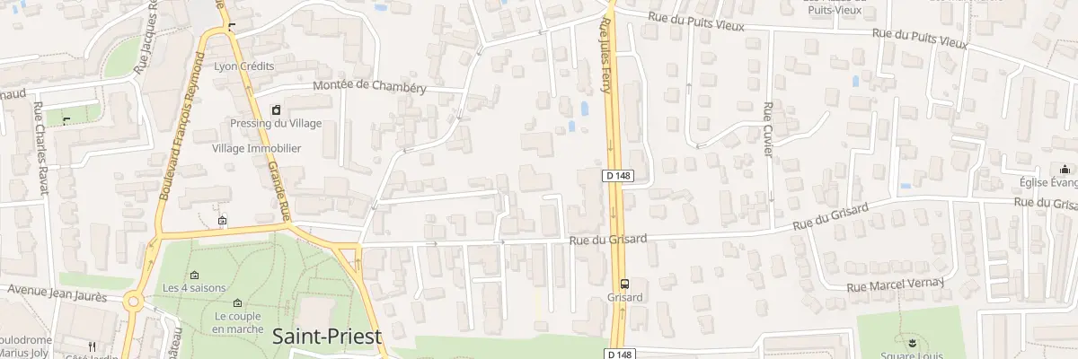 Plan du 17 Rue du Grisard à Saint-Priest