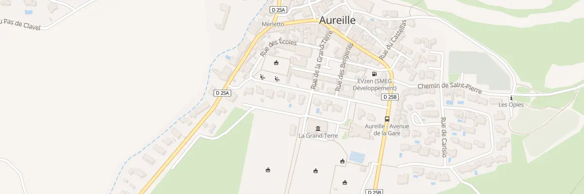 Plan du 5502 Rue des Bohémiens à Aureille