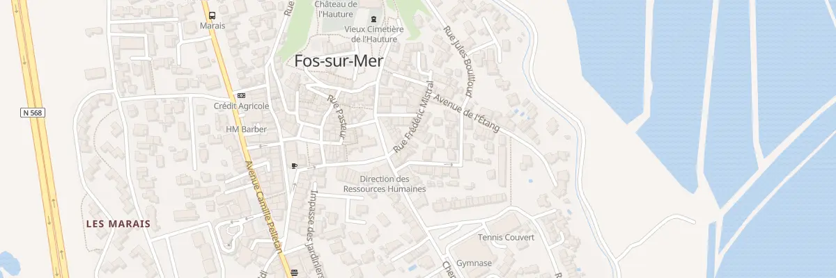 Plan du 10 Rue Frédéric Mistral à Fos-sur-Mer