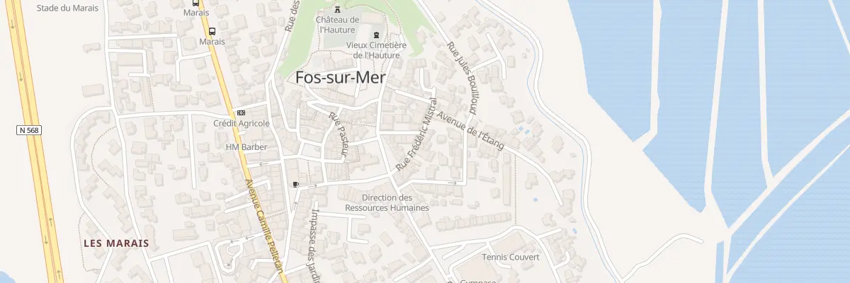 Plan du 16 Rue Frédéric Mistral à Fos-sur-Mer