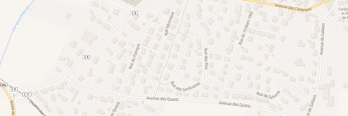 Plan du 8 Rue des Santonines à Malissard