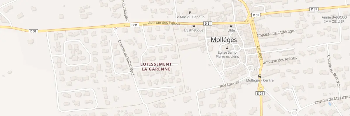 Plan du 20 Lot la Garenne à Mollégès