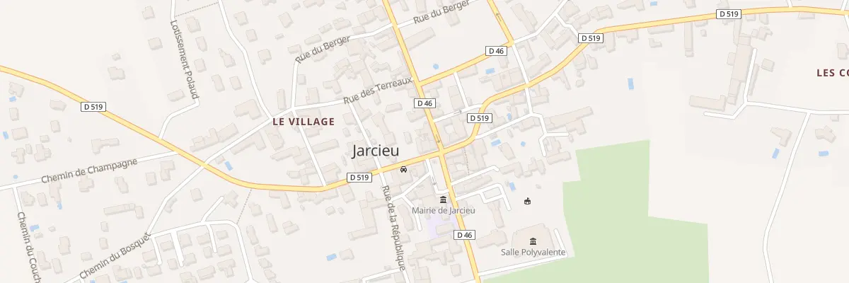 Plan du 1340 Rte Départementale 519 à Jarcieu