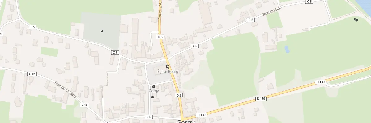 Plan du 8A Rue du Bac à Gergy