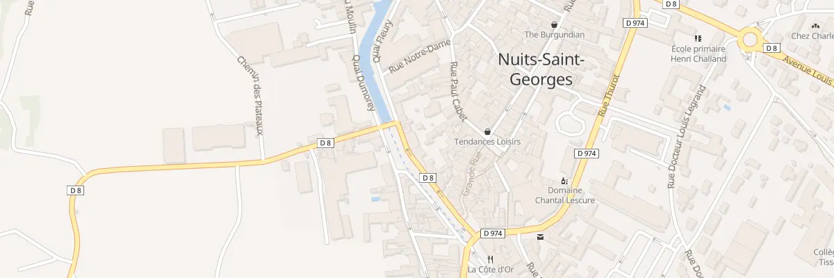 Plan du 21 Quai Fleury à Nuits-Saint-Georges