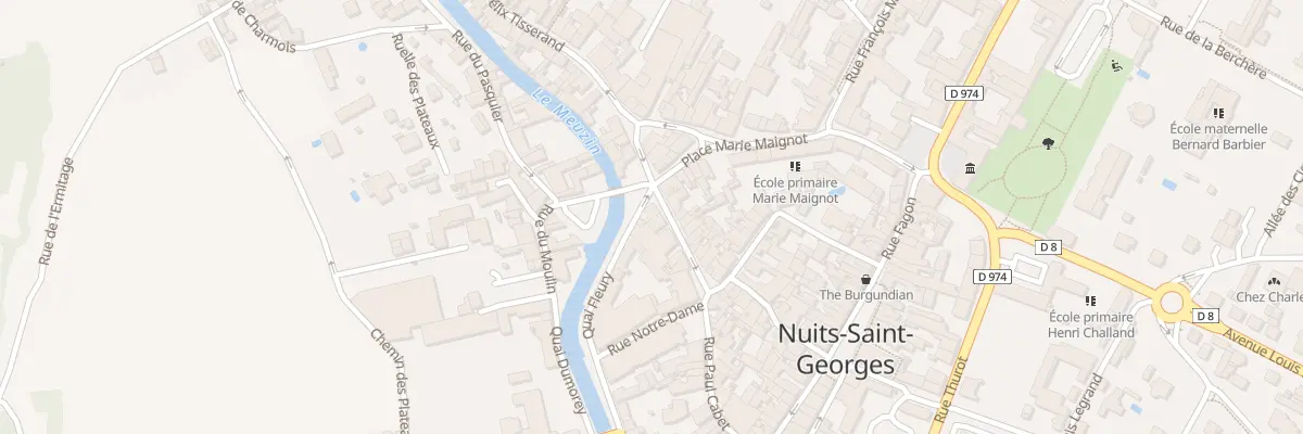 Plan du 1 Quai Fleury à Nuits-Saint-Georges