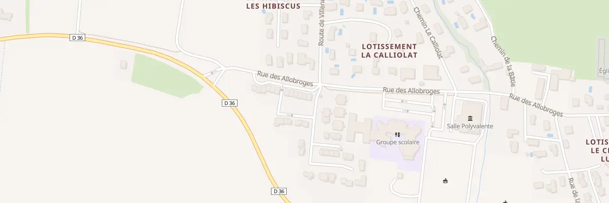 Plan du 27 Rue des Allobroges à Luzinay