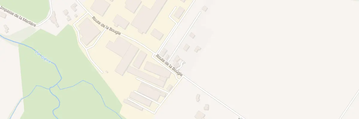Plan du 897 Rte de la Bougie à Estrablin
