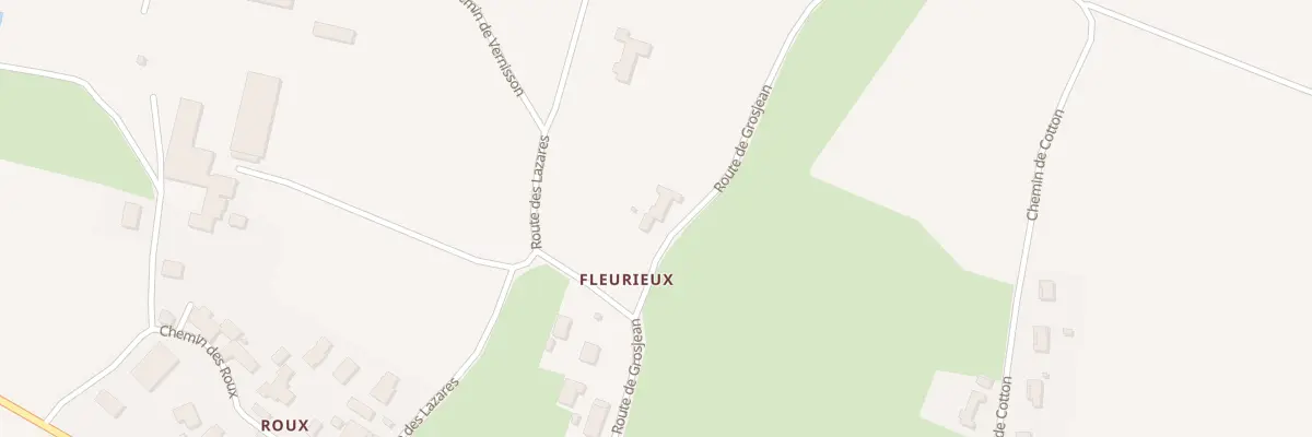 Plan du 6001 Fleurieux à Valeins