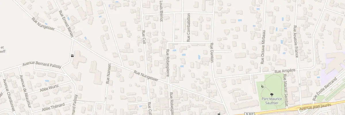 Plan du 28 Rue Robespierre à Décines-Charpieu