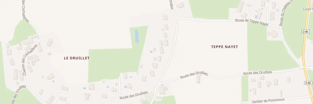Plan du 434 Rte de Teppe Nayet à Saint-Cyr-sur-Menthon