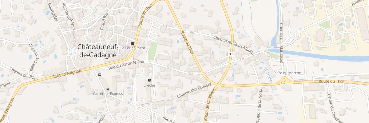 Plan du 235A Rue du Baron Le Roy à Châteauneuf-de-Gadagne