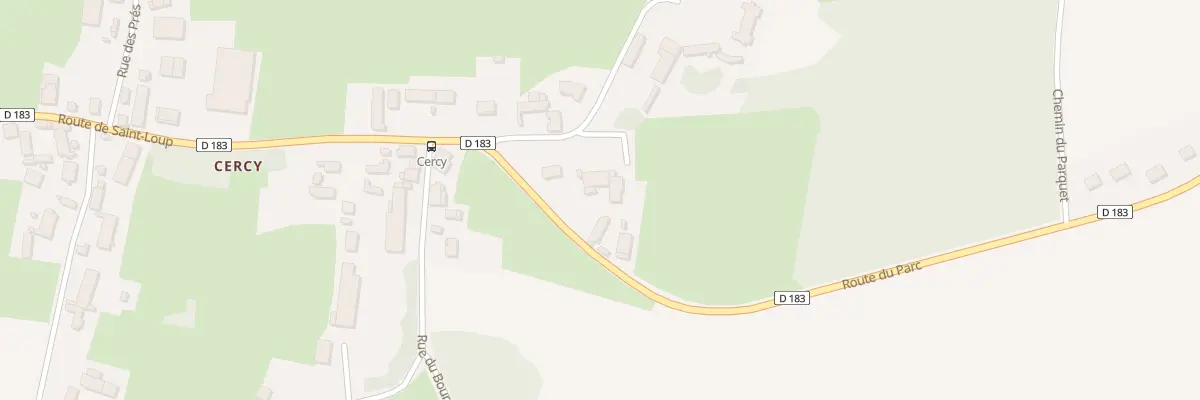 Plan du 3 Rte de Saint Loup à Saint-Gervais-en-Vallière