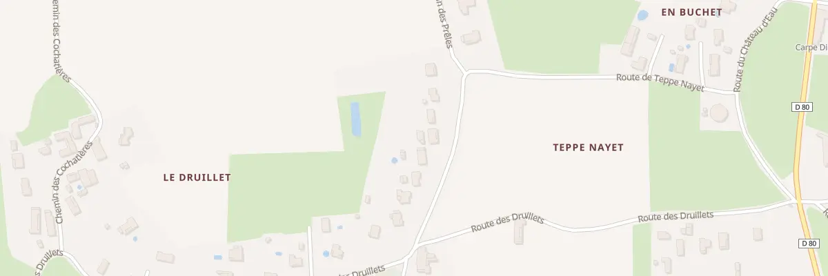 Plan du 402 Rte de Teppe Nayet à Saint-Cyr-sur-Menthon