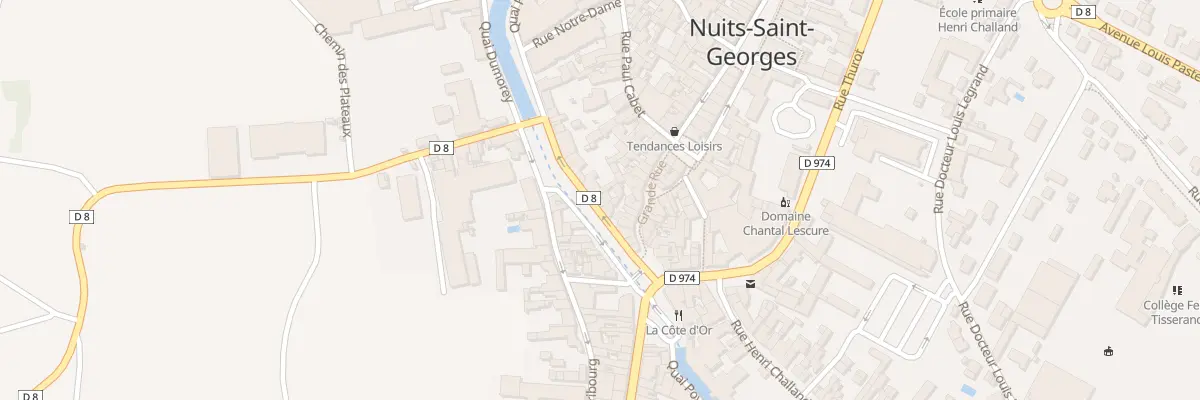 Plan du 29 Quai Fleury à Nuits-Saint-Georges