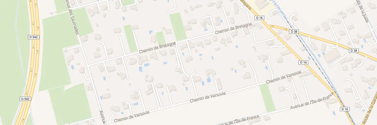 Plan du 213 Che de Bretagne à Entraigues-sur-la-Sorgue