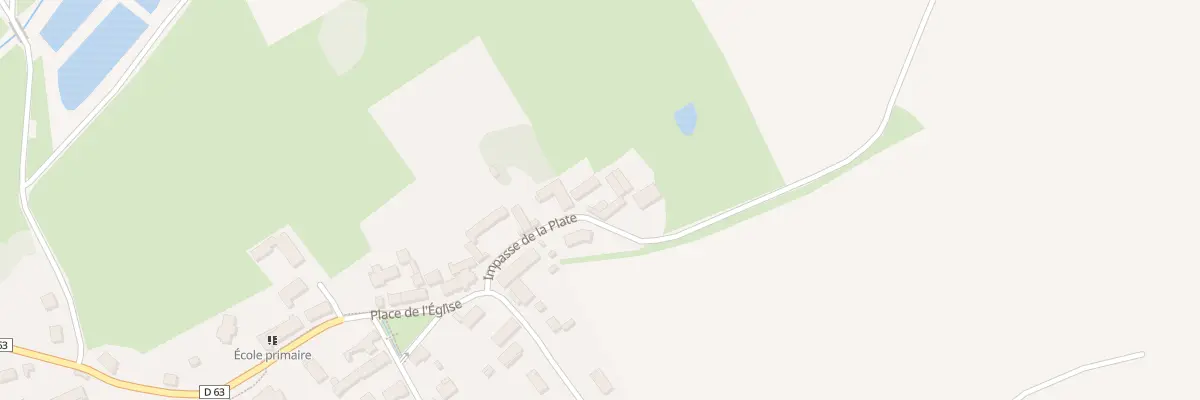 Plan du 7 Imp de la Plate à Allériot
