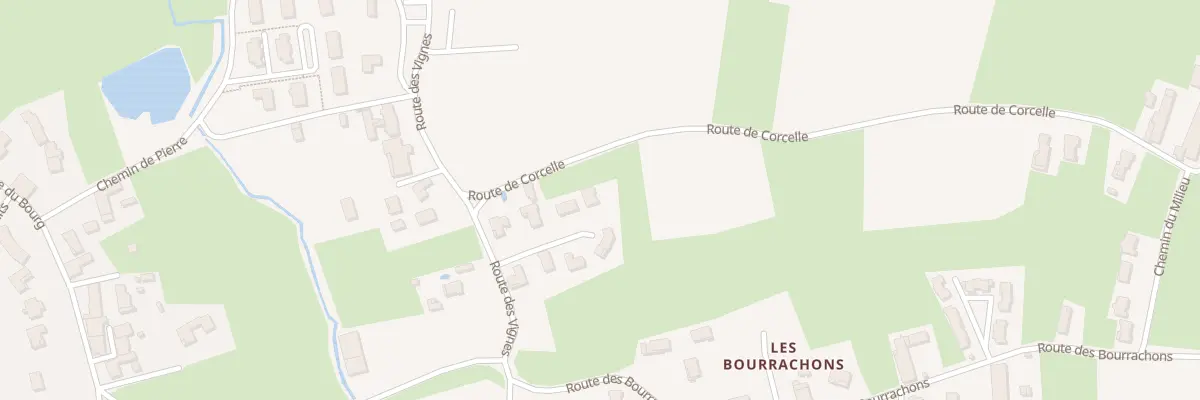 Plan du 5289 Aux Bourrachons à Gorrevod