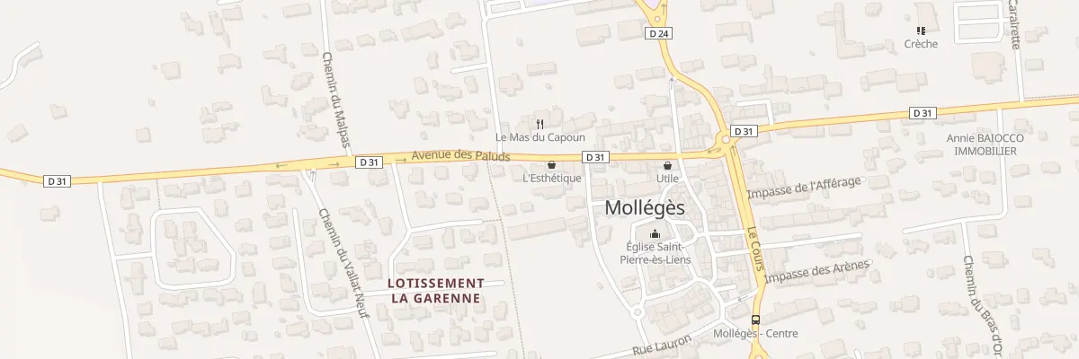 Plan du 191 Av des Paluds à Mollégès