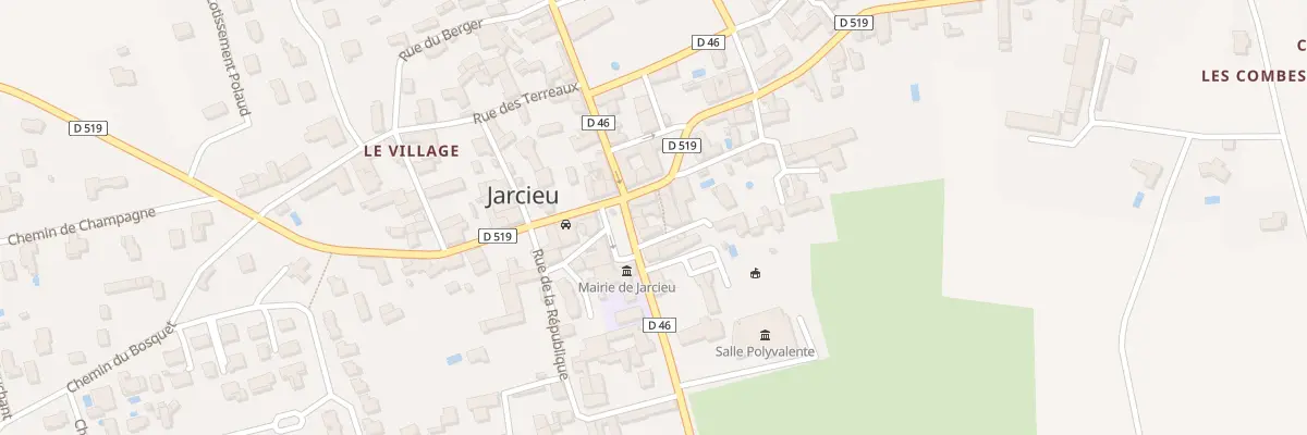 Plan du 21 Rte des Pépinierès à Jarcieu