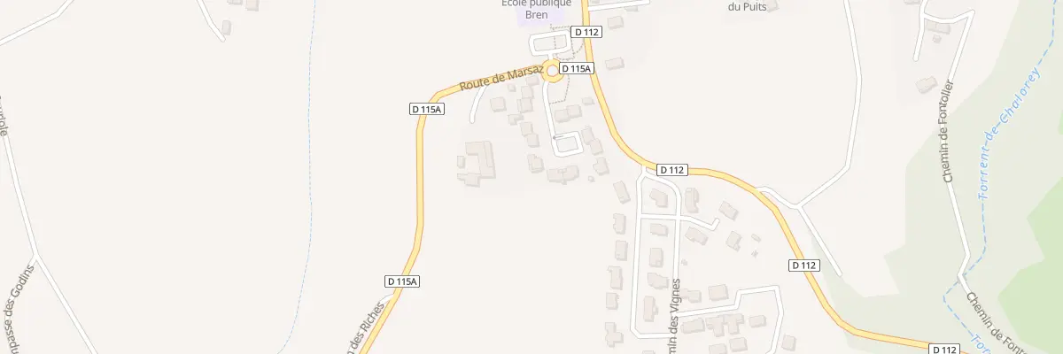 Plan du 70 Imp des Oches à Bren