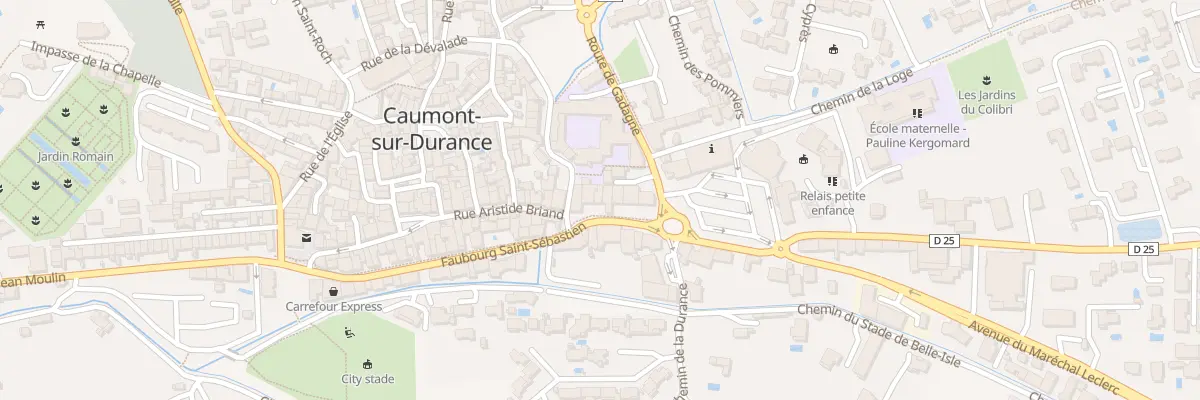 Plan du 38 Fg Saint Sébastien à Caumont-sur-Durance