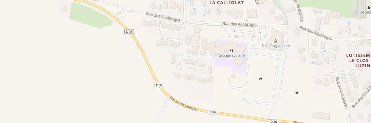 Plan du 186 Rue des Allobroges à Luzinay