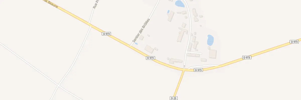 Plan du 6 Rte de Beaune à Marigny-lès-Reullée