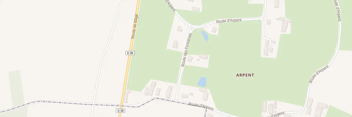 Plan du 96 Rte des Fontaines à Chevroux