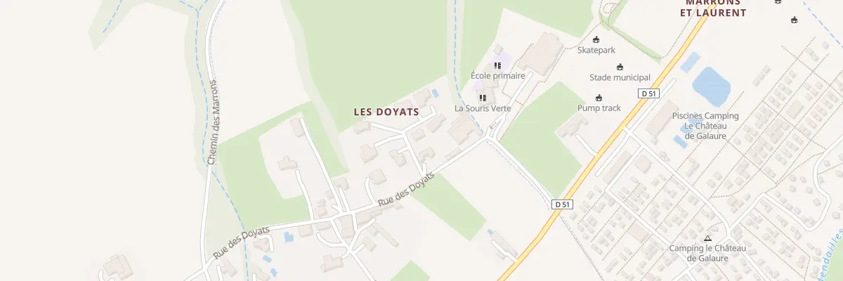 Plan du 7 Imp des Cerisiers à Châteauneuf-de-Galaure